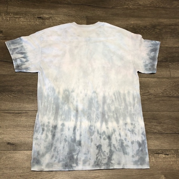 Handmade Custom Tie Dye Tee Gray Medium - Picture 6 of 6
